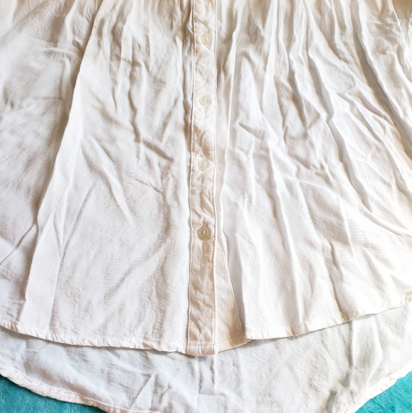 Gloria Vanderbilt White Shirt Blouse - Picture 4 of 4